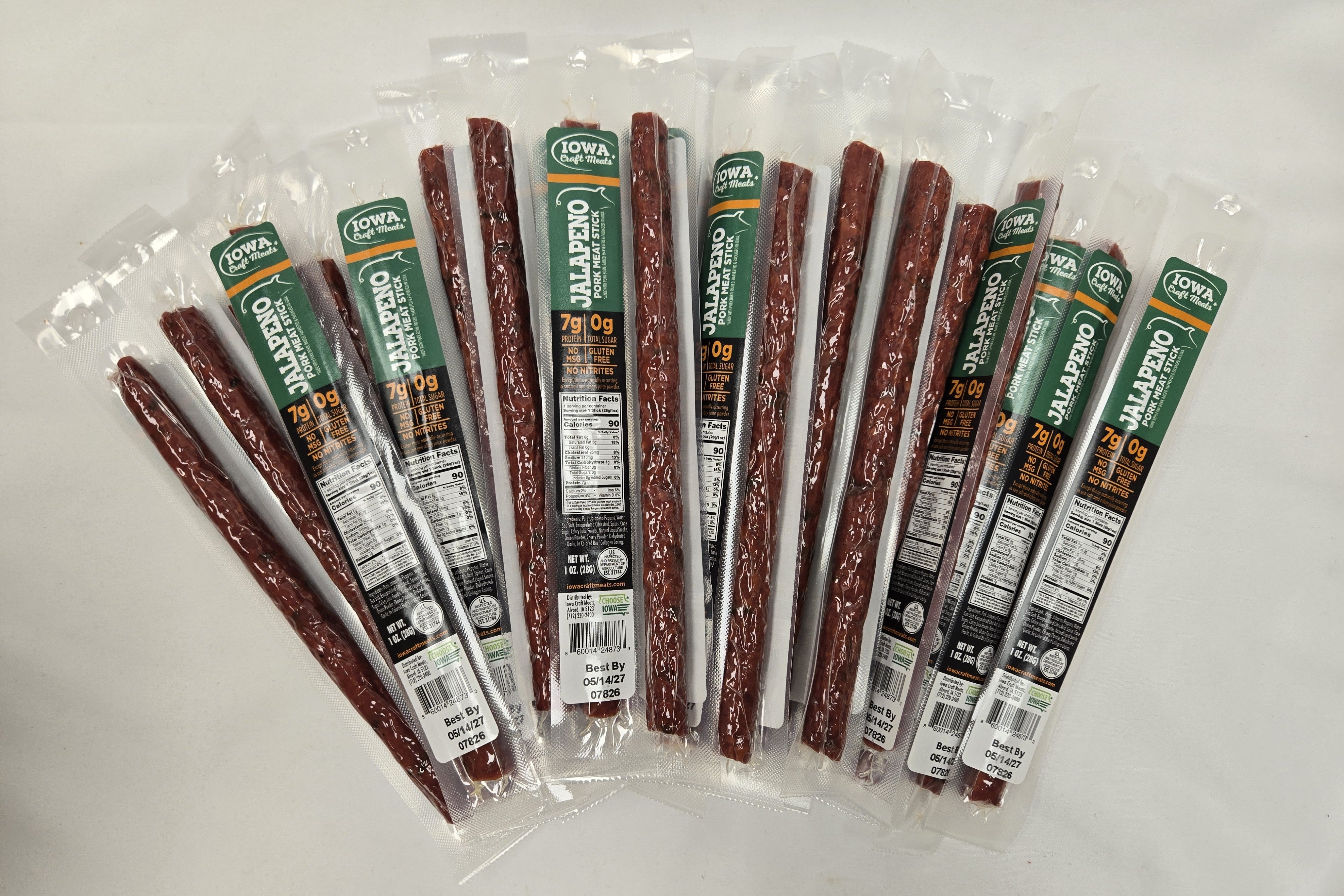 Premium Duroc Pork Stick Bundle - Jalapeno – Iowa Craft Meats